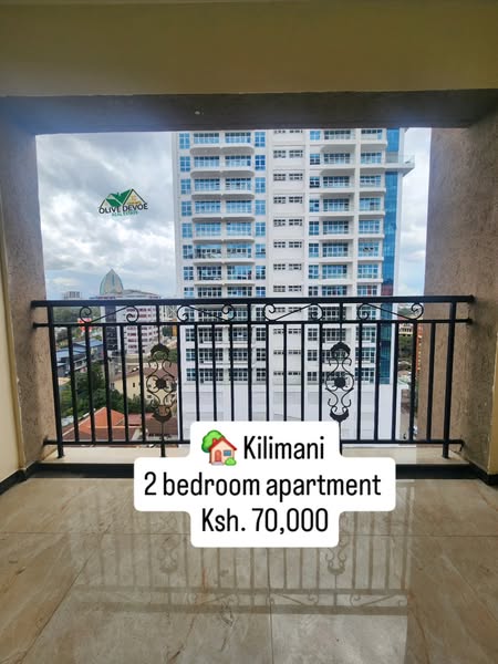 Modern 2 Bedroom Apartment ensuite to Let in Kilimani