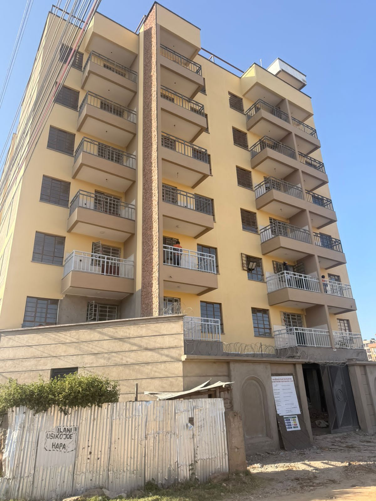 NEWLY BUILT BLOCK OF APARTMENT FOR SALE IN RUIRU,EASTERN BYPASS Image