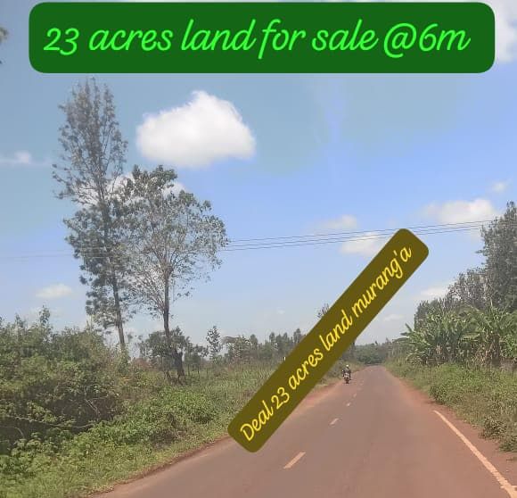 PRIME 23 ACRES LAND FOR SALE IN MURANG’A (SAMAR, MARAGWA)