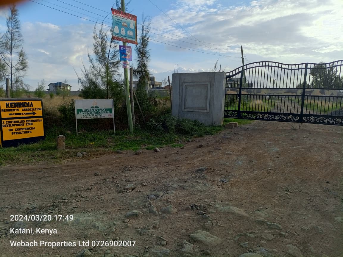 Prime ¼ Acre Plot For Sale in Syokimau – Katani (Kenindia Court) Image