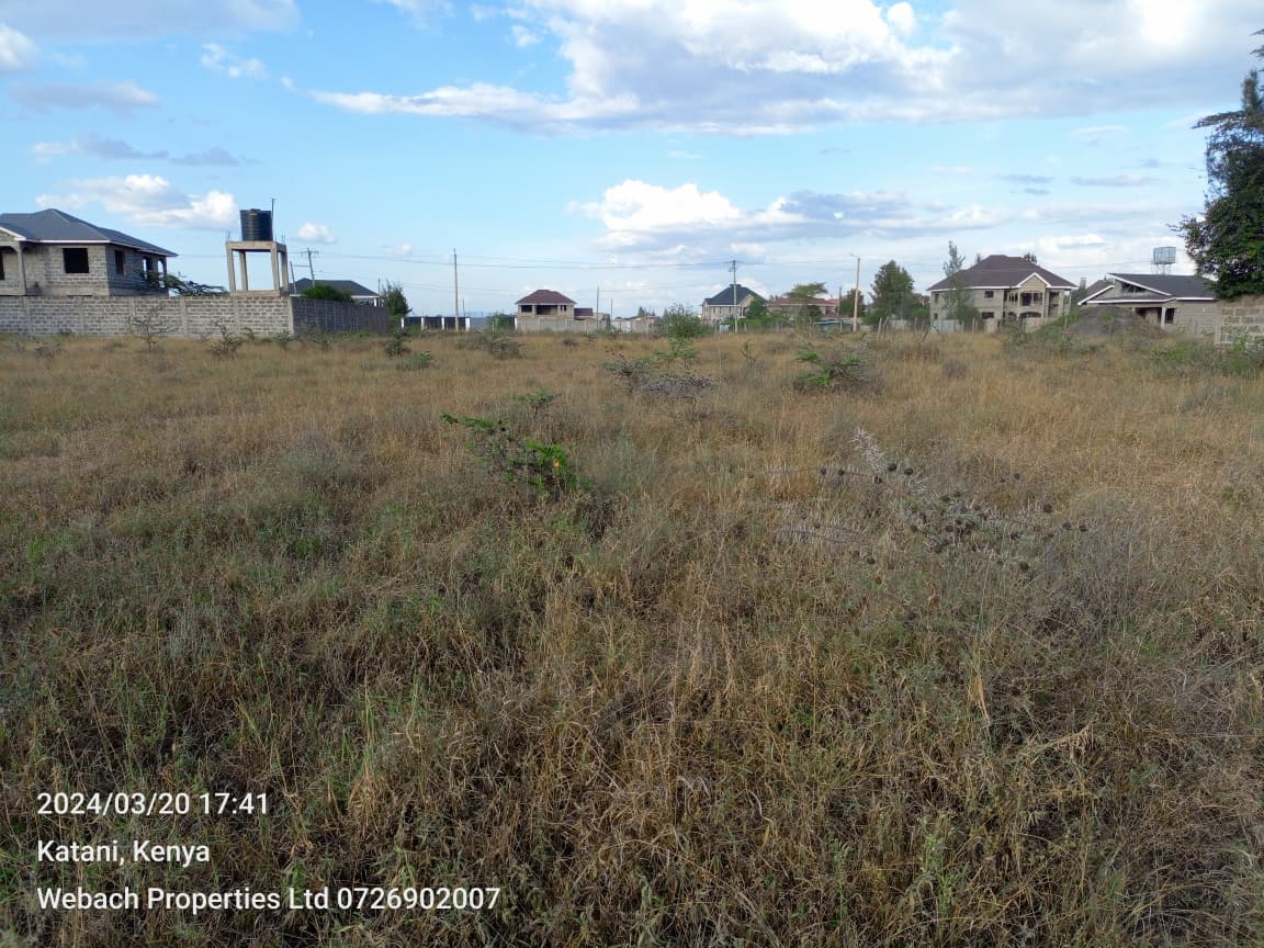 Prime ¼ Acre Plot For Sale in Syokimau – Katani (Kenindia Court)