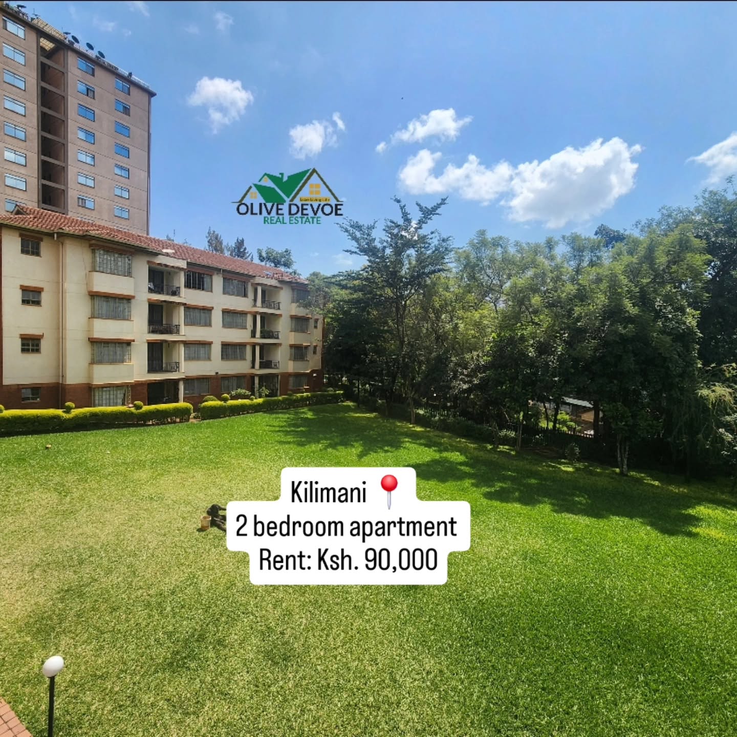 Spacious 2 bedroom apartment to let in kilimani