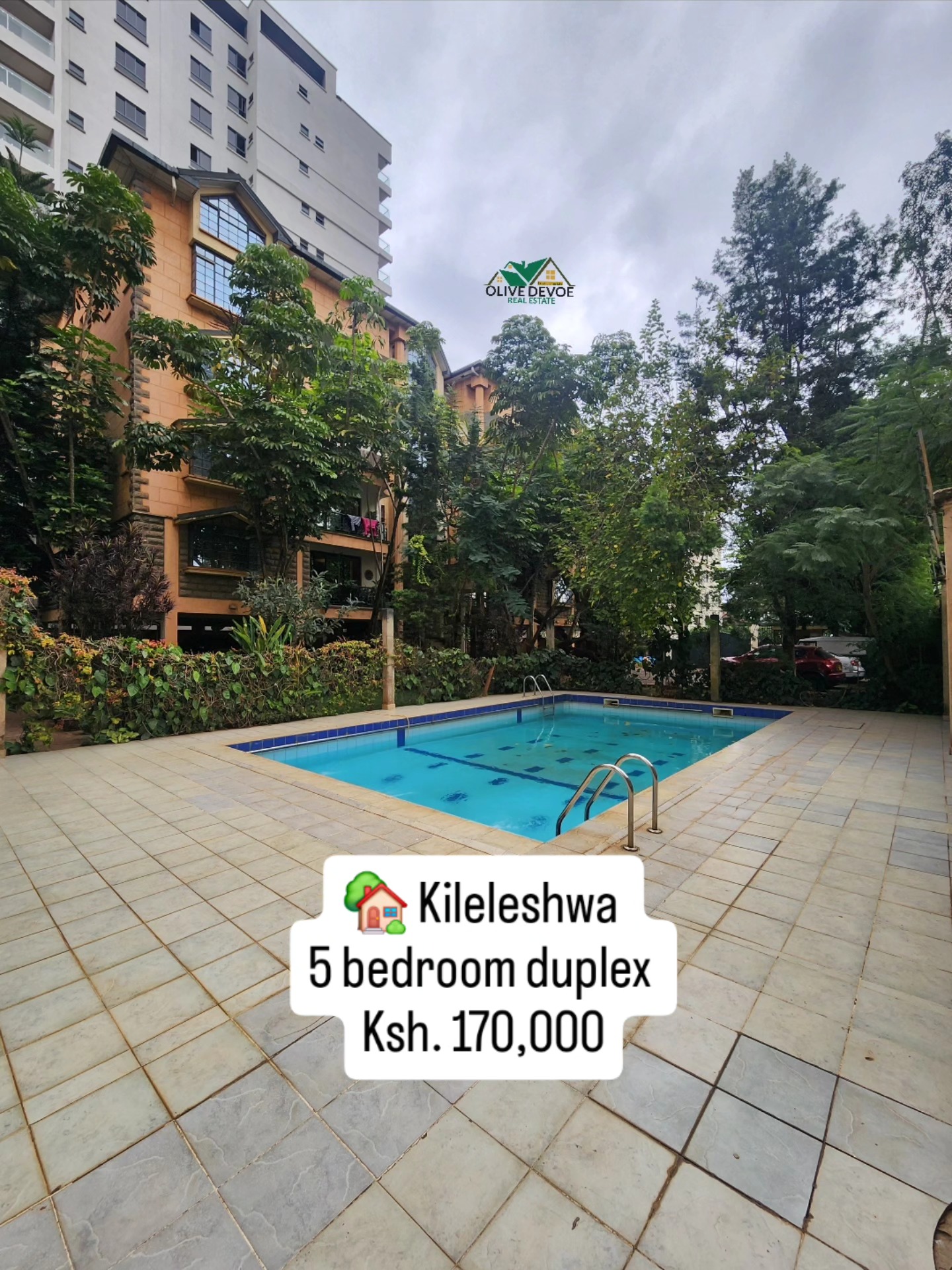 Spacious 5 bedroom duplex apartment for rent in Kileleshwa